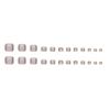24 Pieces White Cat's Eye Fake Nails, Wearing Nail Removable Glitter, Nail Art Tablets, Ice-penetrating Nail Tablets, Foot Nail Tablets