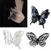 Irregular Multilayer Butterfly-shape Finger Ring Adjustable Open Punk Gothic Insect Rings Trend Men Women Jewelry Gift