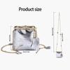 Compact Crossbody Bag Multi Functional Organizers Adjustable Chain Strap Classical Blue Waterproof Design