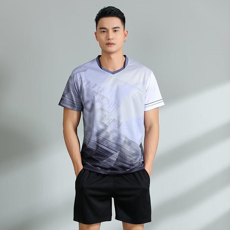 Unisex Schnelltrocknendes Badminton- & Tennis-Sommer-Trikotset