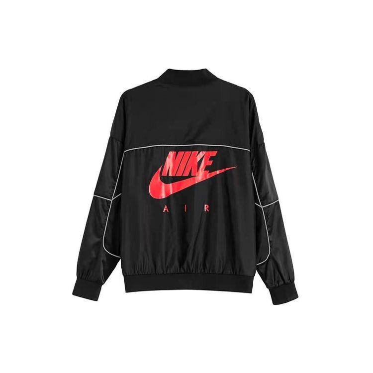 Air Jordan Reflective Stripe Full Zip Fitted Sports Jacket Men Jackets Black CU1667-010