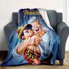 1pc, Pinocchio & Grandpa Blanket Soft and Cozy Cartoon Character Throw, Gift Idea for Friends, Living Room, Travel, Camping