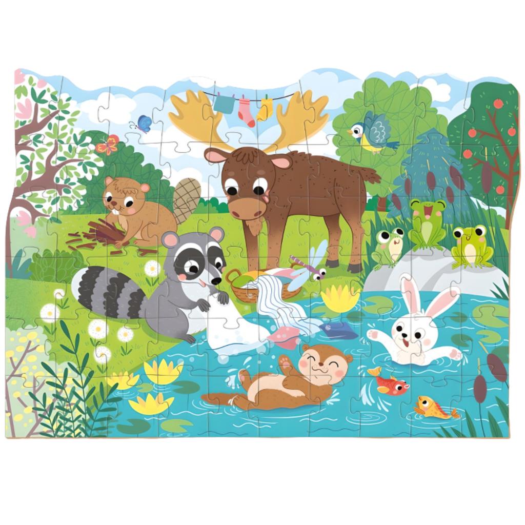 Summer Days Puzzle 60 Pieces A Charming Colorful Puzzle For The Youngest