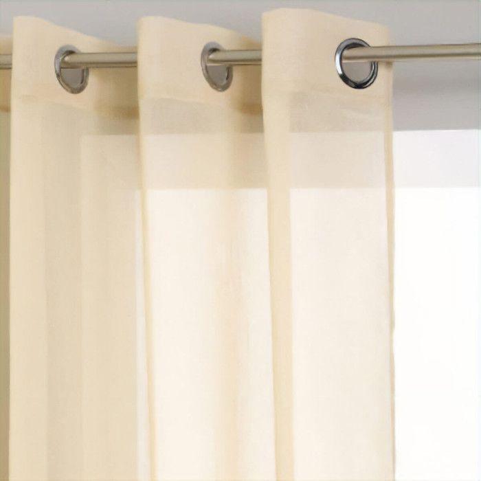 Sheer Voile Curtain 140 X 240 Cm Atmosphera