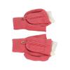 2 PCS USB Heated Gloves Double Sided Heating Knitted Gloves Temperature Adjustable Thermal Gloves Rose Red