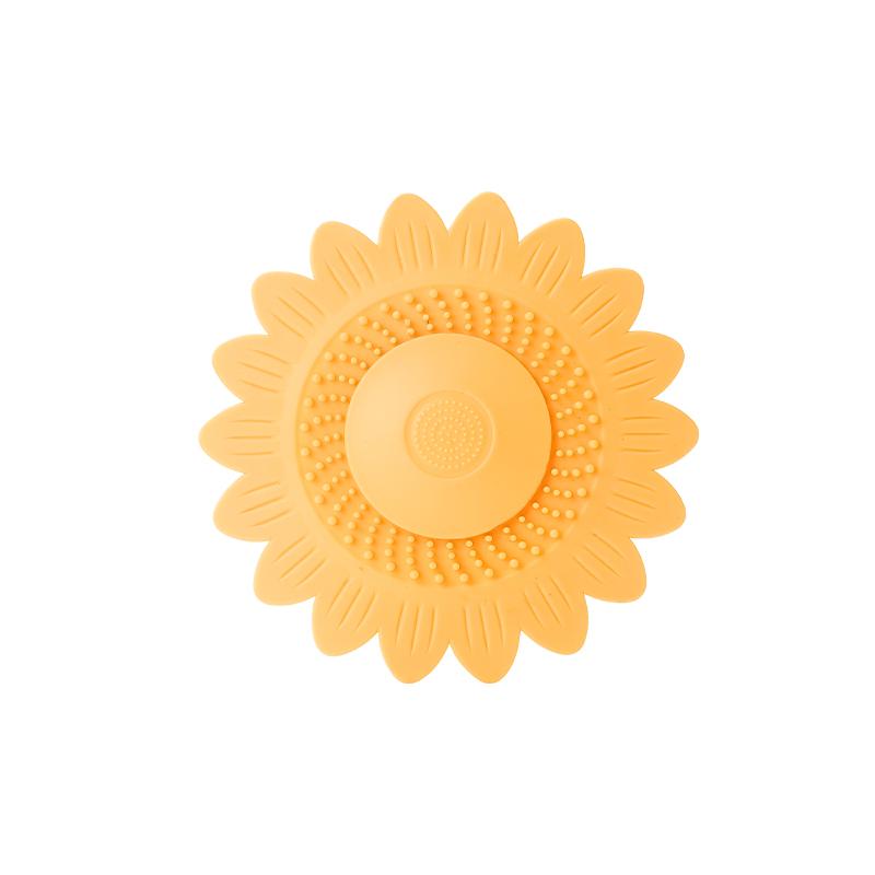 

1Pcs Flower Floor Drain Deodorant Filter Pad Home Kitchen Bathroom Deodorant Floor Drain Cover Washbasin Sink Floor Drain Deodorant Filter Pad жовтий