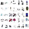 50 Style Electro Shock Accessories,Electric Anal Butt Plug Glans Penis Cage Ring Urethral Plug Nipple Clamps,BDSM Host Sex Toys