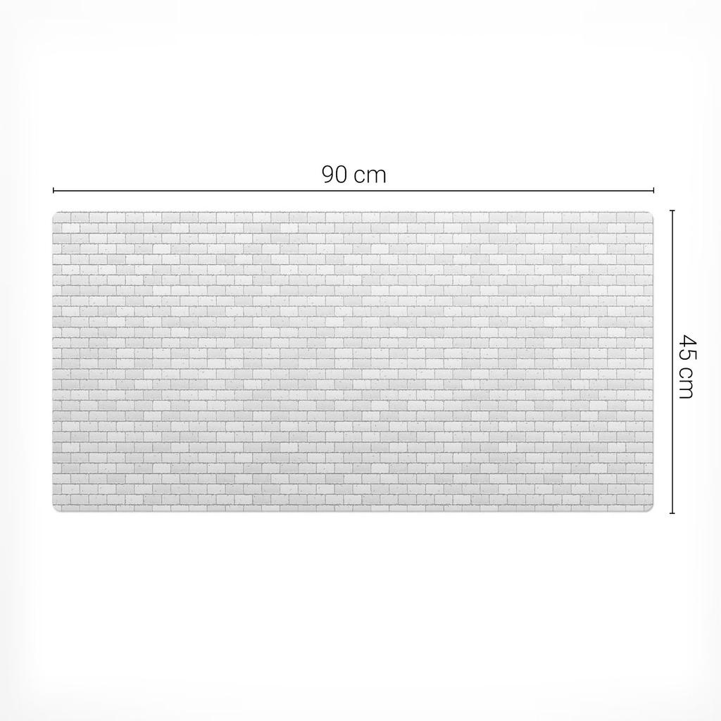 Elegant Decorative Desk Mat Brick Wall Retro 90X45 Cm