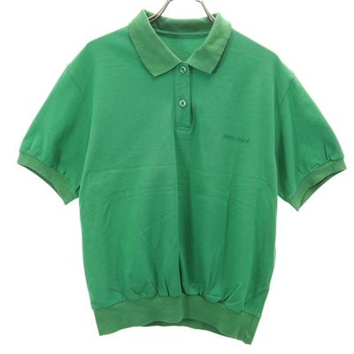 Miss Chloe Made In Japan Short Sleeve Polo Shirt 40 Green Women Used
