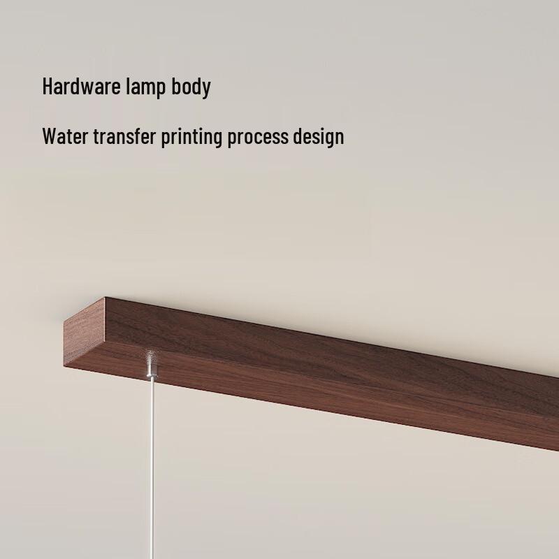 Walnut Linear Dimmable LED Pendant Light