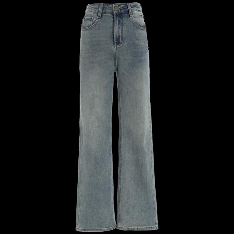 Tatou Women's High-Waist Washed Denim Jeans