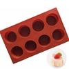 8 Hole Silicone Cake Mold Tray Pans Round Baking Mold Kitchen Silicone Nonstick Baking Pans Reusable Cake Pans Bakingt Tools