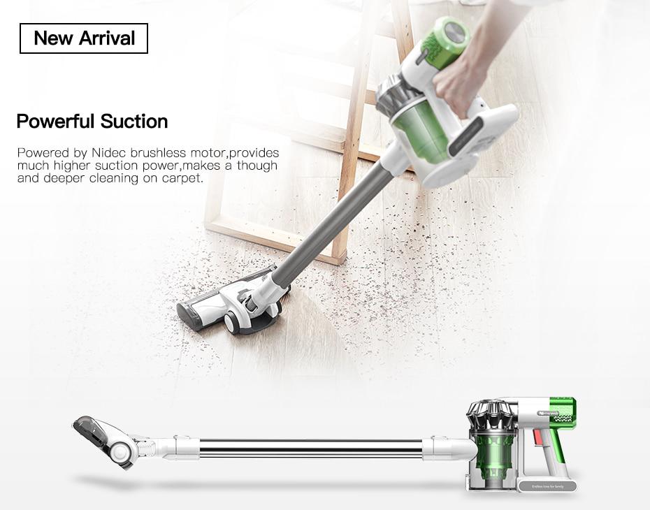 Proscenic P9 Cordless Vacuum Cleaner, 15000Pa Suction, Lightweight