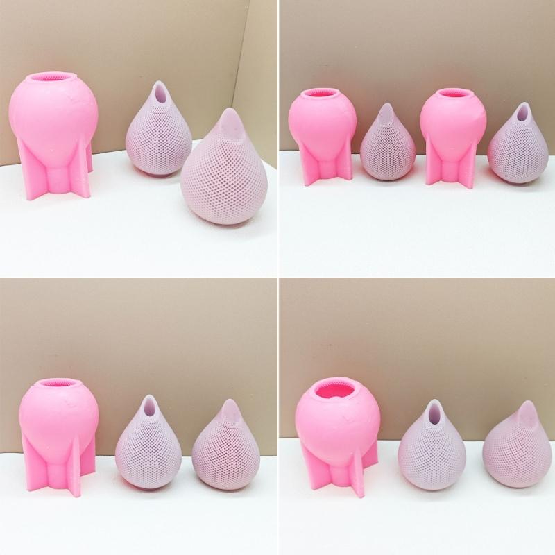 Water Drop Vase Candle Molds for Making Candle Soap Gypsum Ornaments Room Decorations Christmas Chrismas Gift