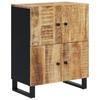Sideboard with 4 Doors 60x33x75 Cm Solid Mango Wood