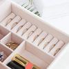 Fashion Leather Jewelry Box Case Jewelry Package Storage Large Space Jewelry Ring Necklace Bracelet