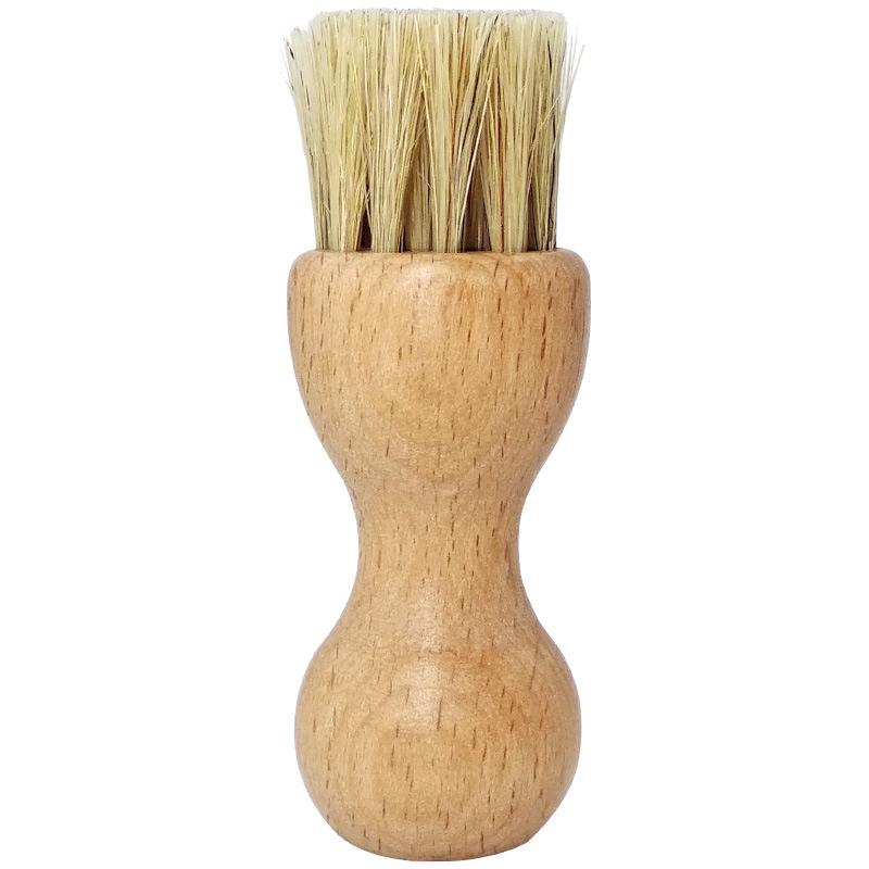 

Beechwood Boar Bristle Gourd Brush for Cleaning Shoes and Clothes