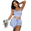 European & American Printed Camisole Shorts Set - New Style Slim-fit Sexy Home Wear