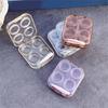 Convenient Contact Lenses Storage Box With Tweezers And Suction Wearing Tool Great For Travel And Office Student Use