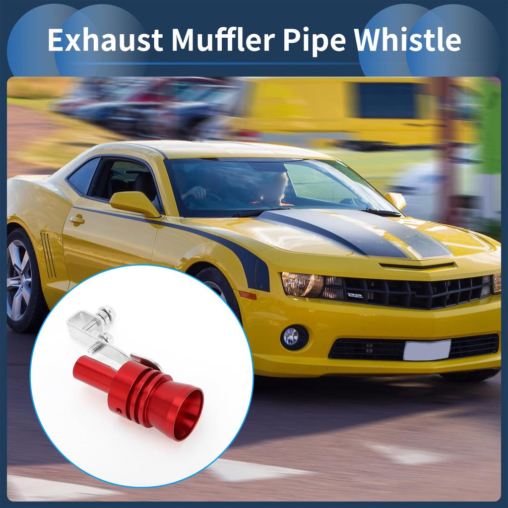 INFINAUTO Turbo Sound Auspuff Schalldämpfer Rohr Pfeife Hinteres Endrohr