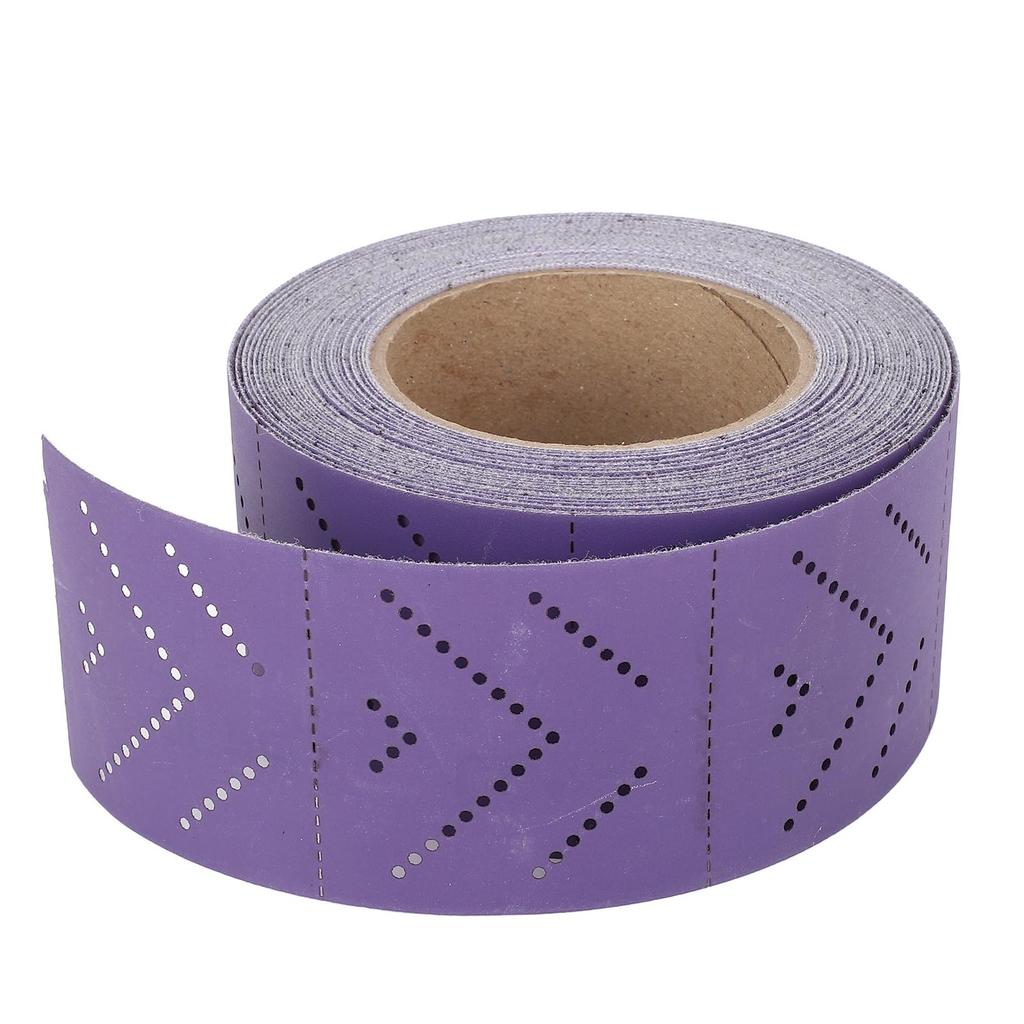 Keramický brusný papír v roli 400 zrnitost Více děr Bezprašné abrazivo 70mmx12m pro opravy karoserií Lak