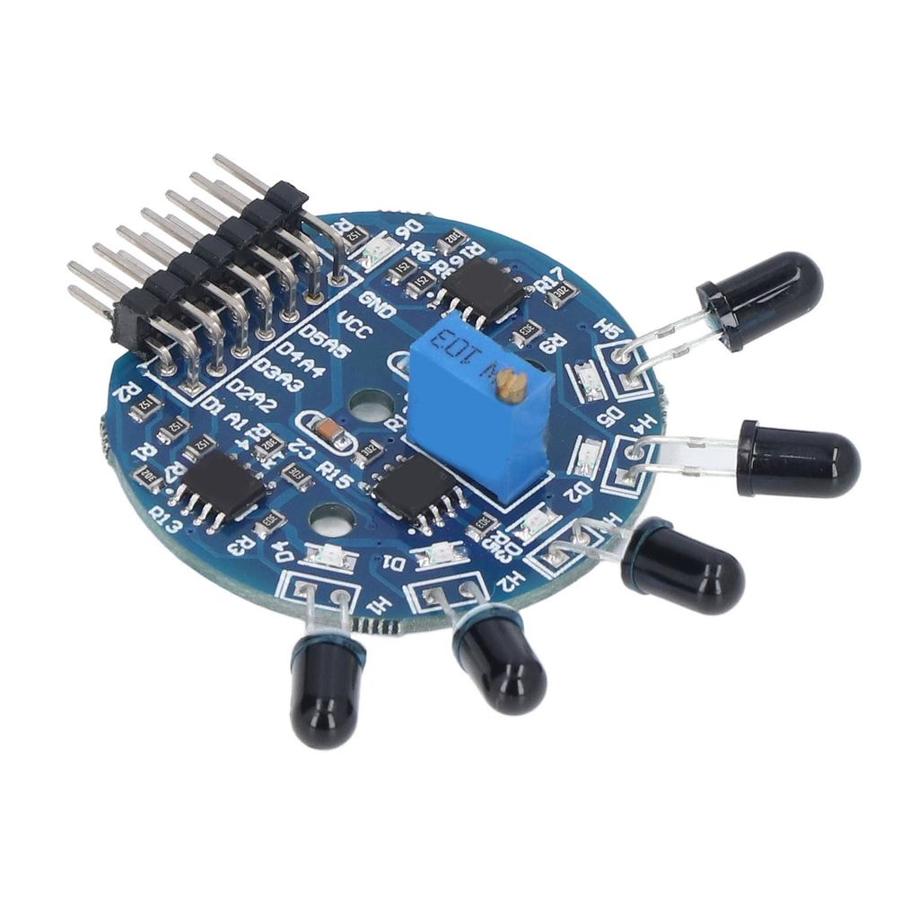 Módulo Sensor de Llama de 5 Vías Placa Sensor de Extintor de Fuego con Indicador Salida Digital Analógica