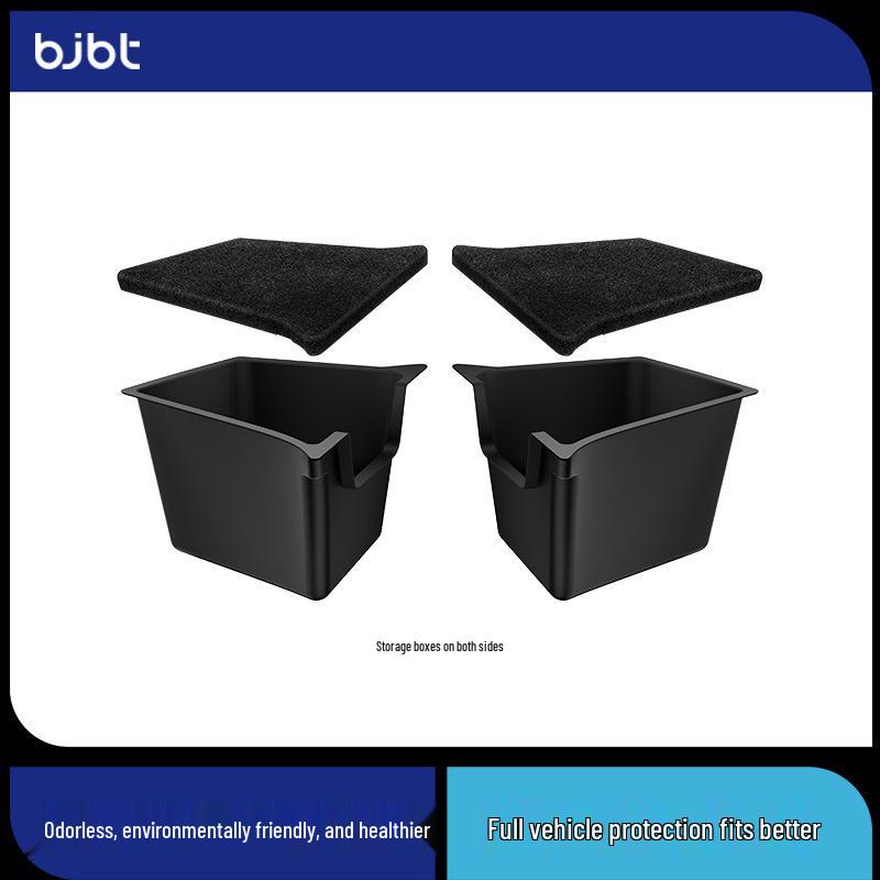 BJBT TPE Trunk Mats for Tesla Model Y: Front & Rear, Refresh Version Interior Accessories