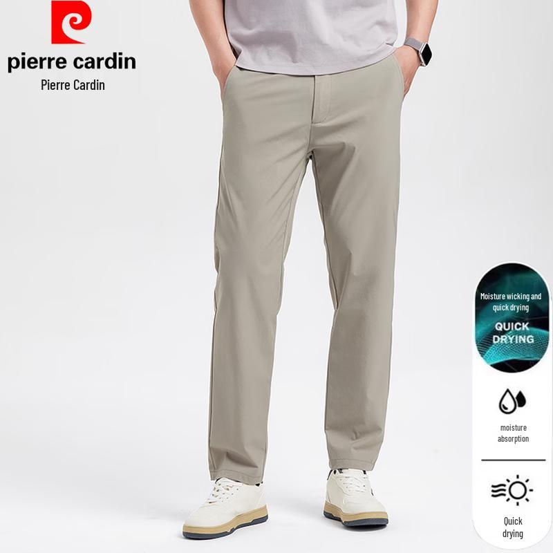 Pierre Cardin Men s Summer Quick-Dry Straight-Leg Casual Pants 30