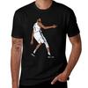 Mikal Bridges 3 Point Celebration Brooklyn Tshirt Breathable Gym Short Sleeve Tshirt