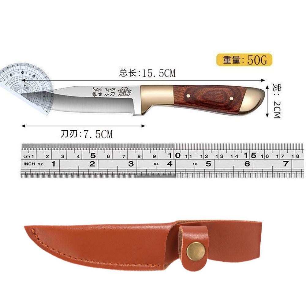 

Нож для мяса с внутренней стороны ладони Бытовой нож для мяса Острый мини-нож для фруктов Нож для мяса Походный нож для кемпинга