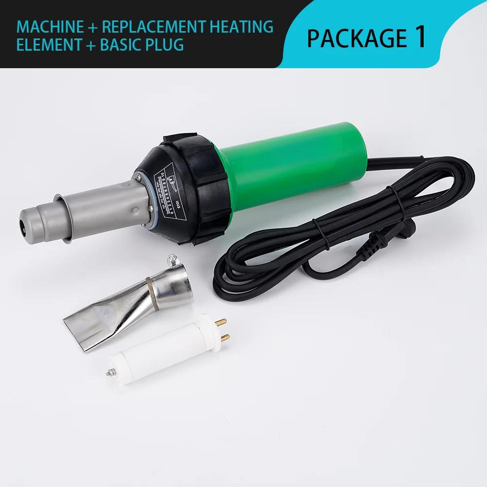 AC220V 1600W Plastic Welding Gun Machine Handheld Electric Hot Air Gun Portable Plastic Welding Torch Welder Tools Kit