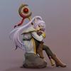 13CM Anime Frieren Beyond Journey End Figure Desktop Decorate Action Noodle Stopper Collectible Model Toy s Poseable Articulated Scale Detailed