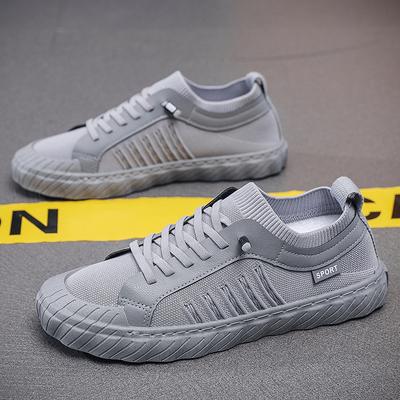 Fashion Summer Breathable Fly Woven Versatile Anti Slip Mesh Casual Shoes for Men's Shoes
