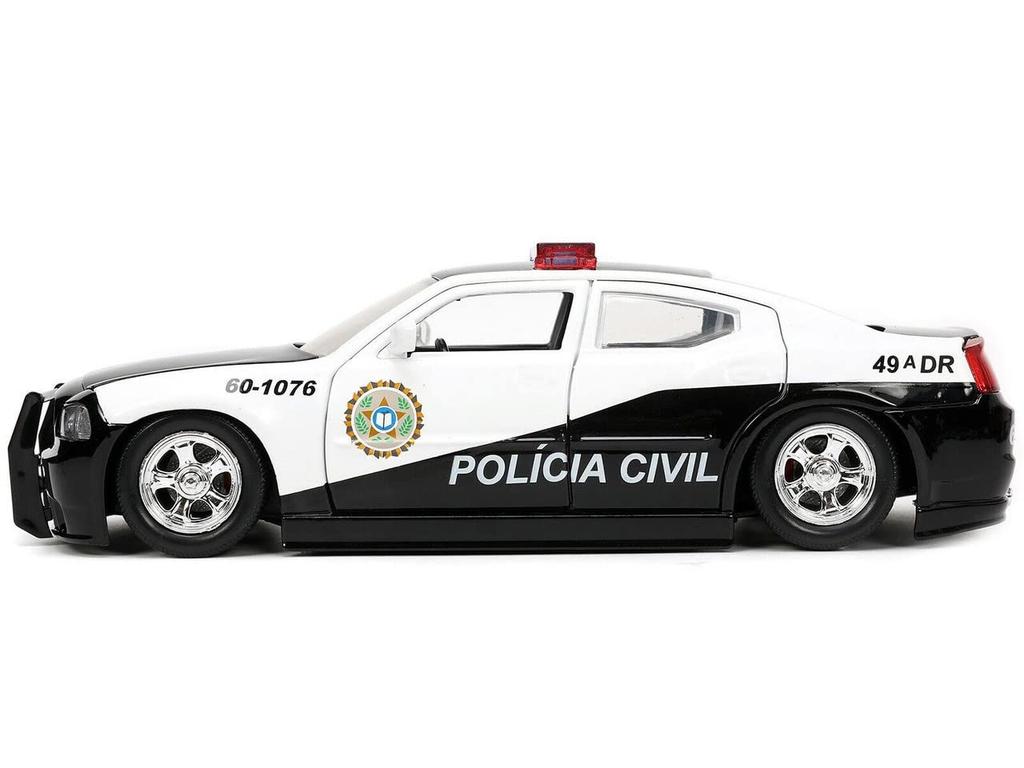 Jada Toys JADATOYS Fast and Furious Diecast Car 2006 DODGE CHARGER POLICE 124 [Item]