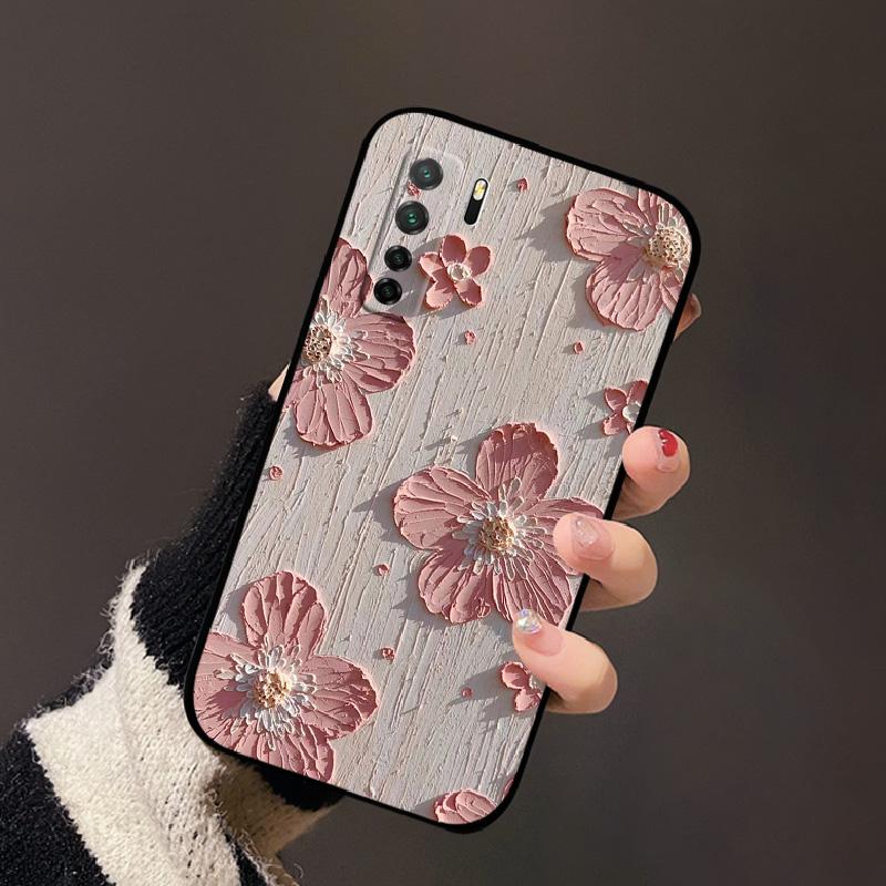 For Huawei P40 Lite 5G Nova 7 SE Case Cute Cartoon Cover Shockproof Soft Silicone Phone Shell Funda For Honor 30S Russia Edition