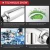 1pcs Universal 2.5" Stainless Steel Exhaust Muffler Resonator Tail Tube Silencer Car Muffler Pipe Exhaust System 12 inch Long