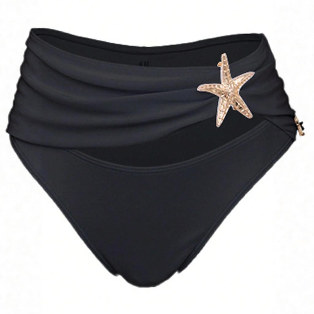 New European And American Starfish Split Swimsuit Long Skirt Three-Piece Bikini Women'S European And American Huludao Split Swimsuit
