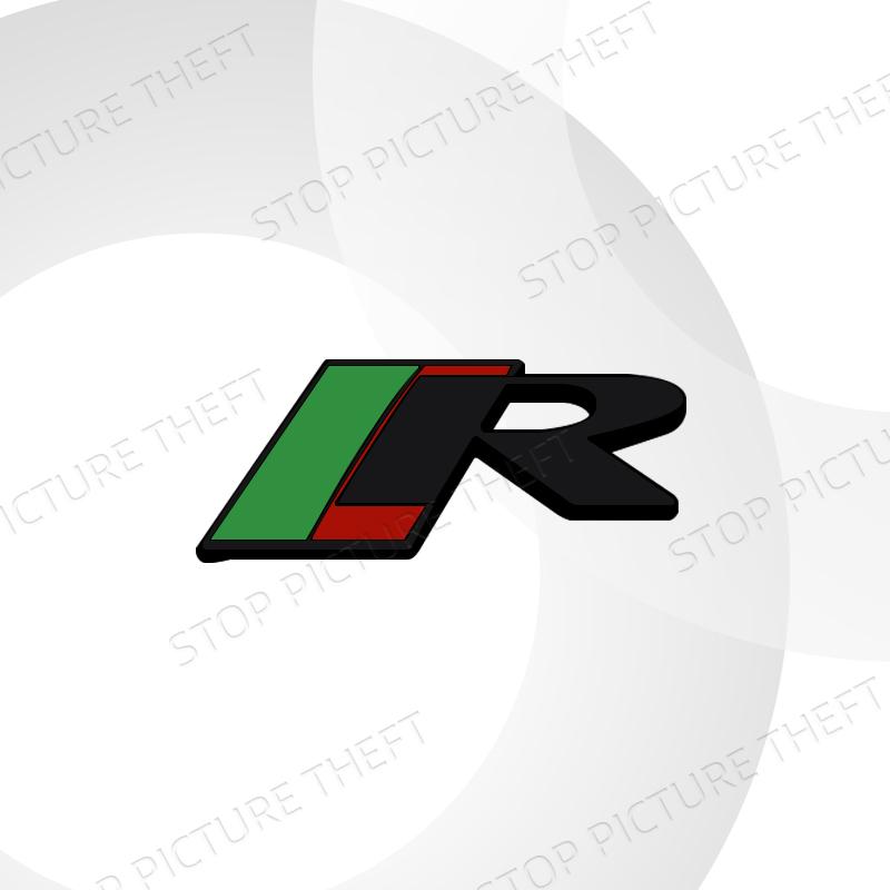 Metal Alloy S R Sport Logo Car Grille Badge Trunk Sticker Decoration Emblem For R-S F-Pace S-Type XE XF XJ XK XJR XFR XEL