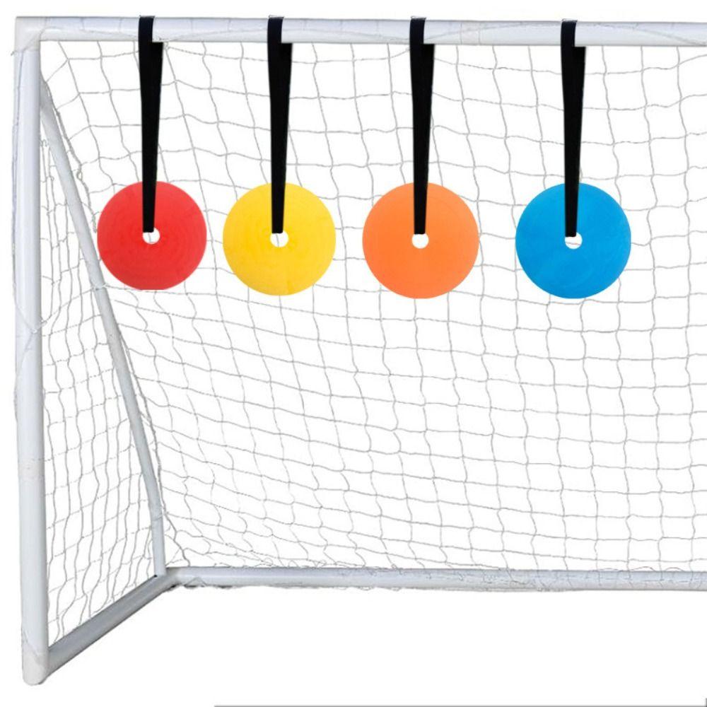 Adjustable Tape Soccer Training Discs Flat Spot Markers TPE Material Soccer Goal Target Professional Colorful