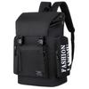 Multifunctional Men Backpack Letter Canvas Rucksack Simple Student Schoolbag  Male