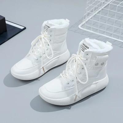 2024 Winter Snow Boots for Women Cotton Shoes Ladies Plush Ankle Boots Chunky Women Sneaker Warm High Top Ankle Boot Botas Mujer