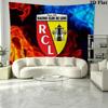 RC Lens Logo Wall Tapestry Aesthetic Wall Hanging Printed Fabric Blanket Decorative Tapestries for Bedroom Living Room Home Decor