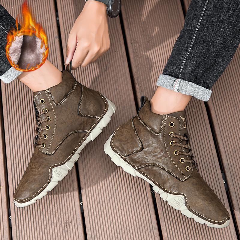 Мужские коричневые туфли для вождения — фото 16