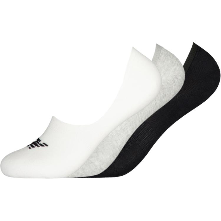 New Balance No Show Socks Unisex 3 Pack LAS51421-WM L