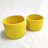 Handmade Woven Cotton Rope Storage Basket for Keys and Wallets