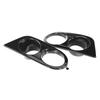 2pcs Front Bumper Foglight Cover Dual Holes Car Accessory Fit for E46 M3 2001‑2006