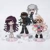 10cm Q Version Danganronpa Acrylic Stand Key Nagito Chiaki Kokichi Kyoko Anime Desktop Decor Birthday Collection Gift