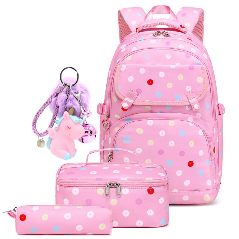 School Backpack for Girls Backpack with Lunch Box Teen Girl Backpack Set Cute School Bag Bookbag for Teen Girls