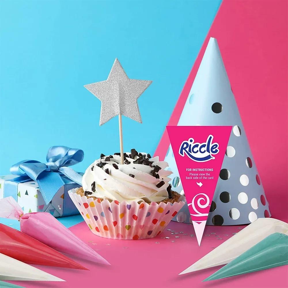 50 одноразовых пакетов с глазурью для торта — фото 3