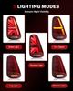 2PCS Tail Lights Assembly For Mini Cooper R50 R52 R53,Union Jack Rear Tail Lamps Tail/Brake & Sequential Blink Turn Signal 01-07